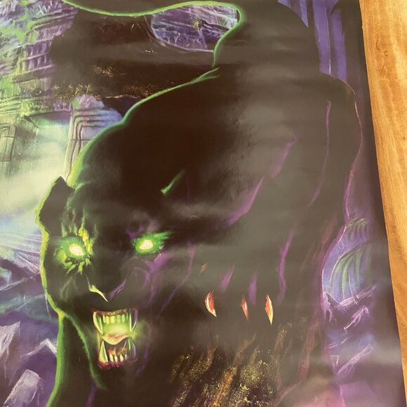 Glowing Black Panther Poster Starline 2003 - Picture 3 of 6